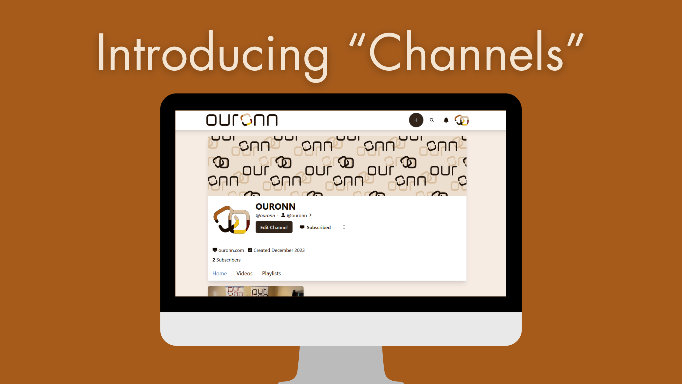 "Introducing OURONN “Channels”" Cover Image